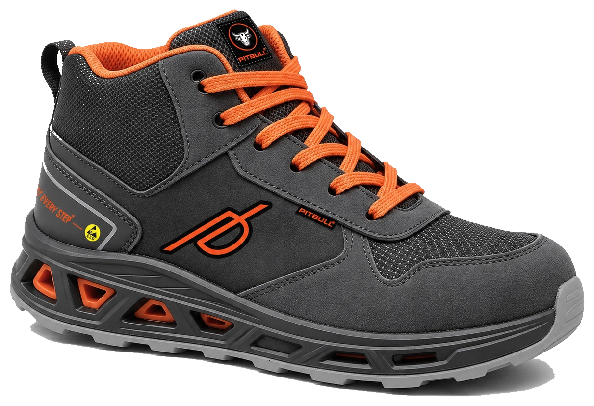 Orange Pitbull safety shoe
